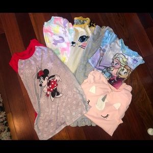 Lot of 6 girls gowns